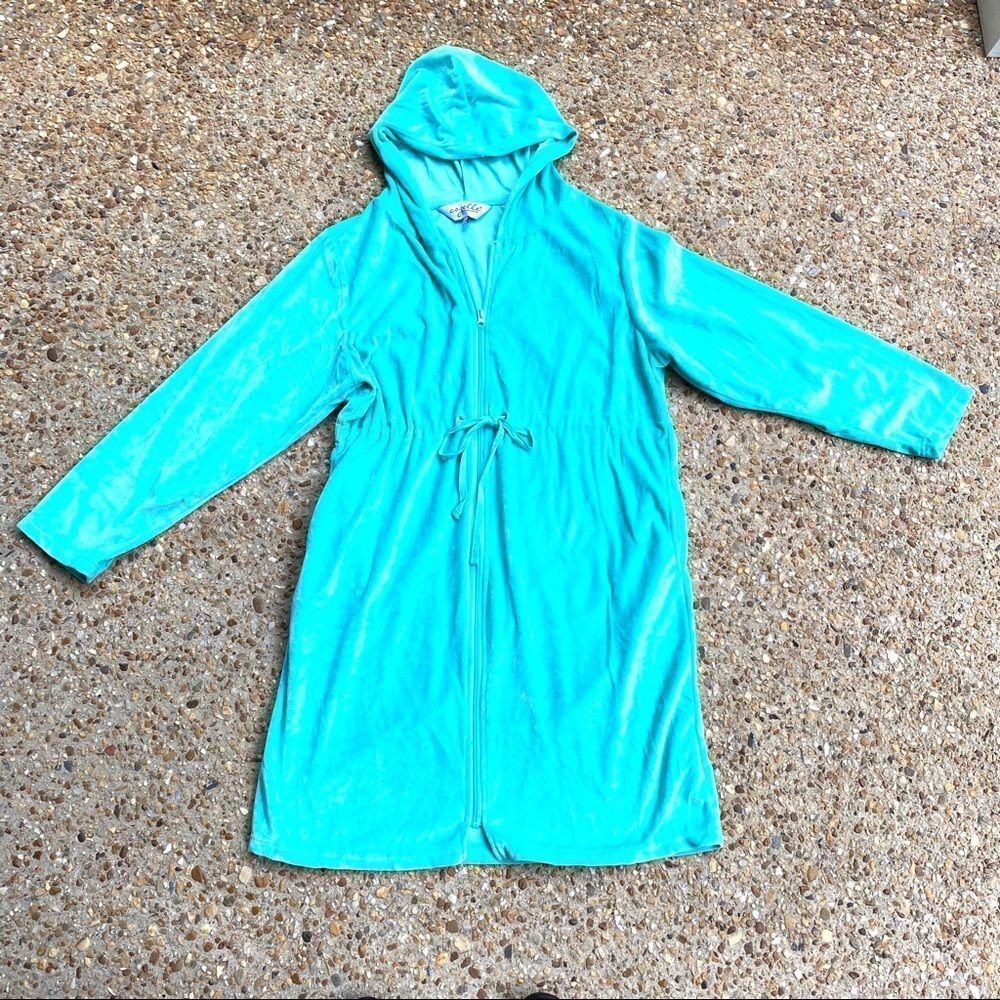 Like New Cozelle Plush Velour Hoodie Robe XXS XS